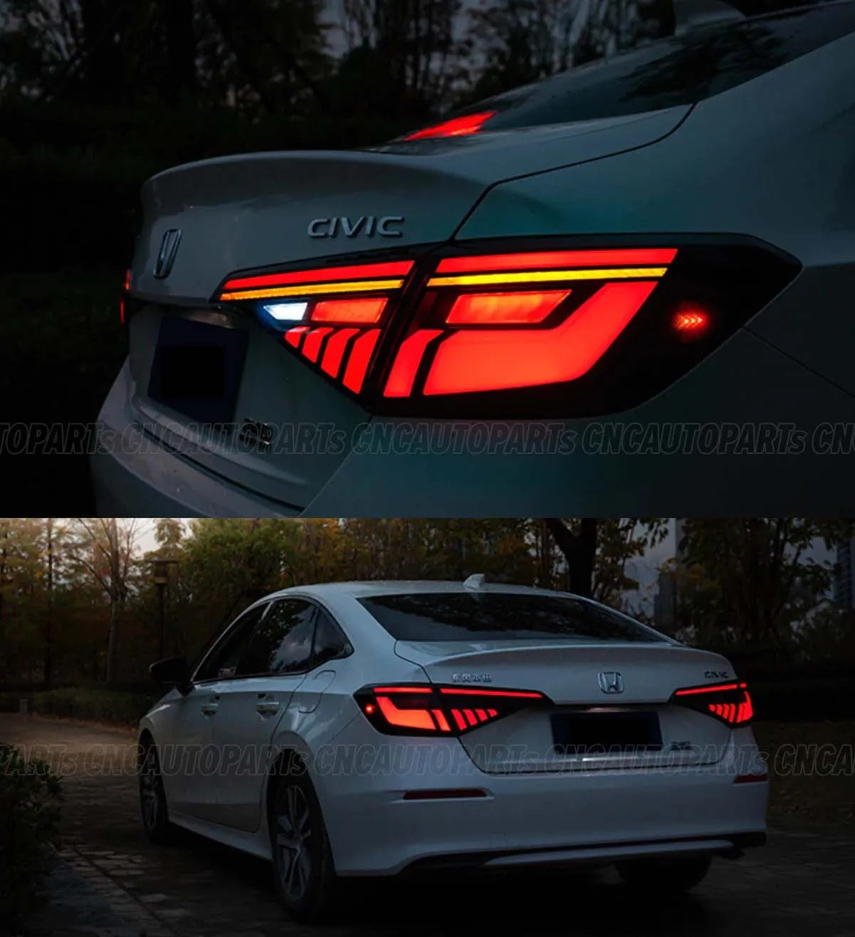 ไฟท้าย HONDA CIVIC FE ปี 2021 2022 2023 LED Sequential + Light