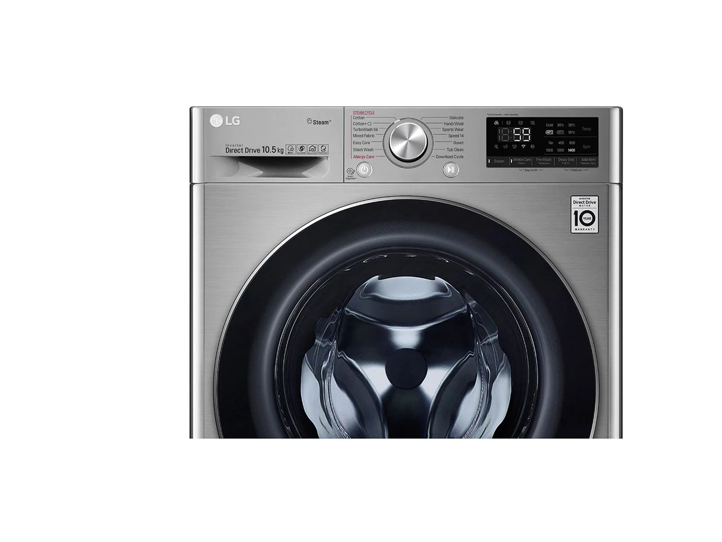 Lg 10.5 deals kg washer dryer