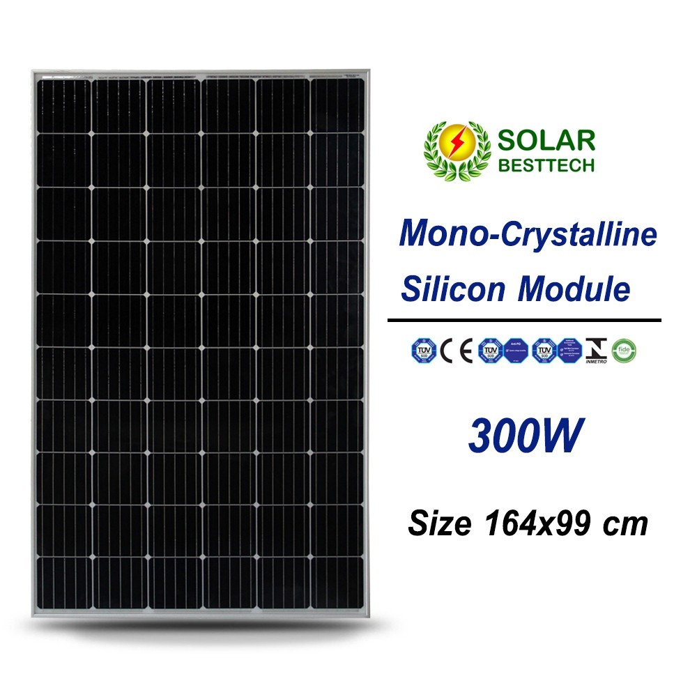 Mono Solar Panel แผงโซล่าเซลล์ 300W