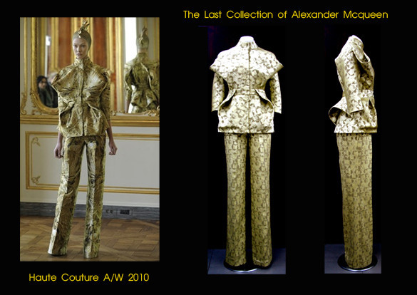 ผลงานการสร้างแพทเทิร์นชุดแจ็คเก็ตกางเกง Alexander McQueen