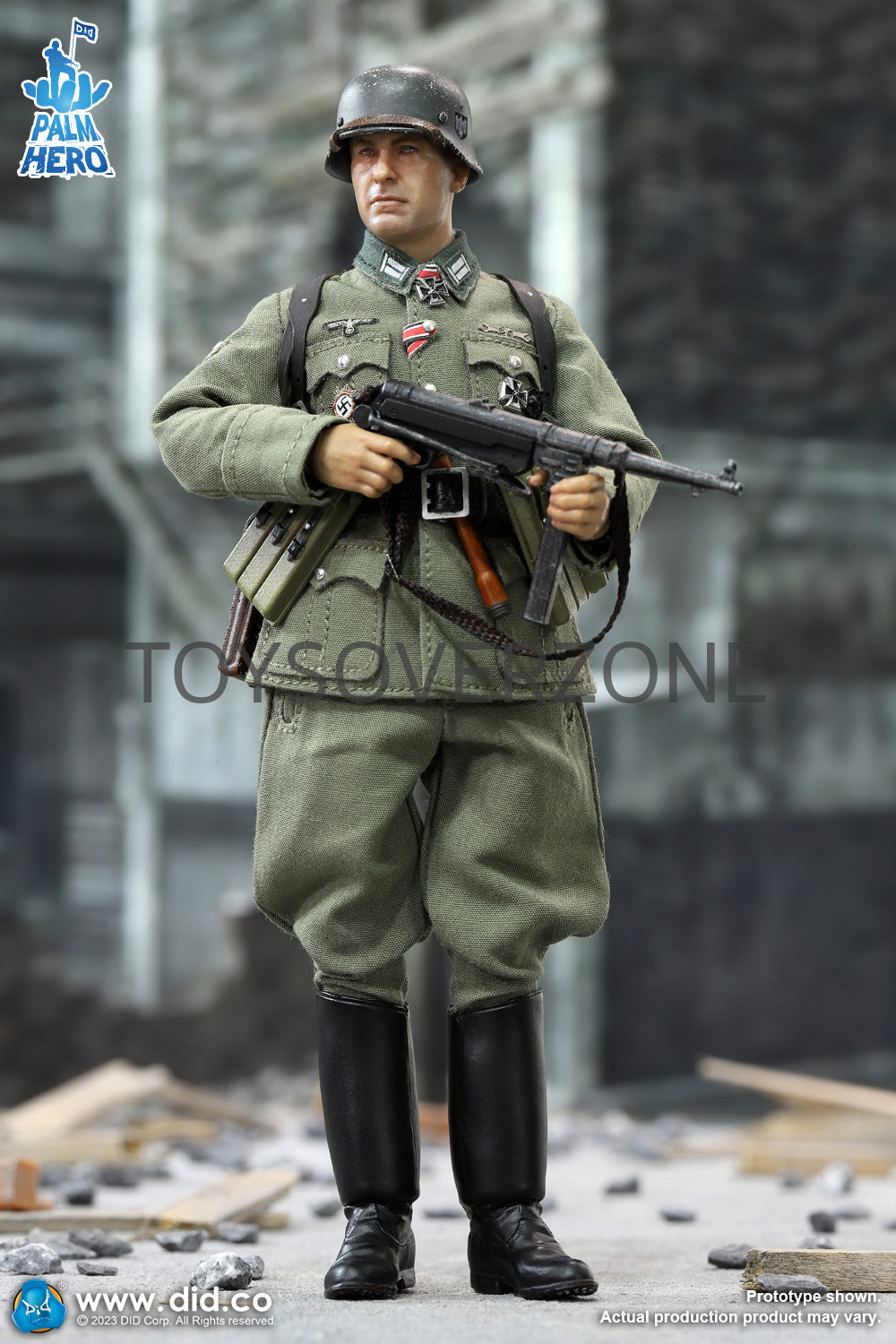 DID XD80007 1/12 Palm Hero Series WWII German WH Infantry Captain