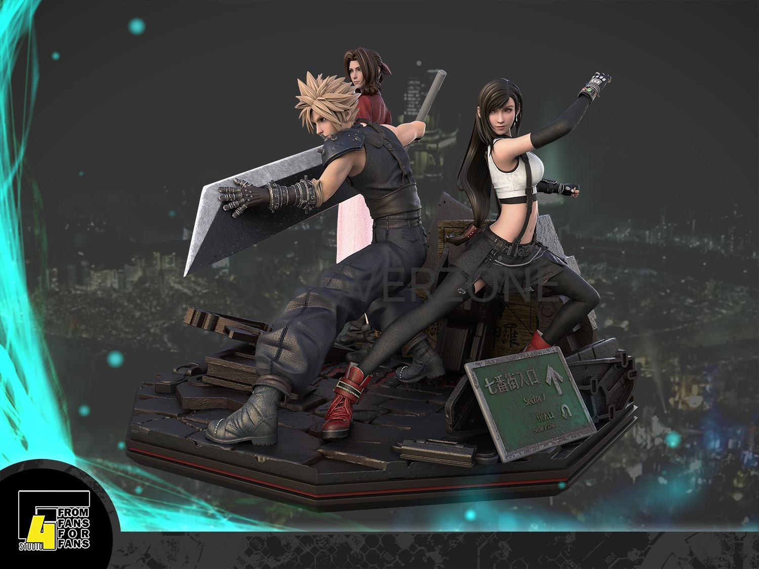 F4 Studio Cloud Aerith Tifa Final Fantasy 7   1b75a4cbc493657a0dfa1c7b80ce7862 Full 