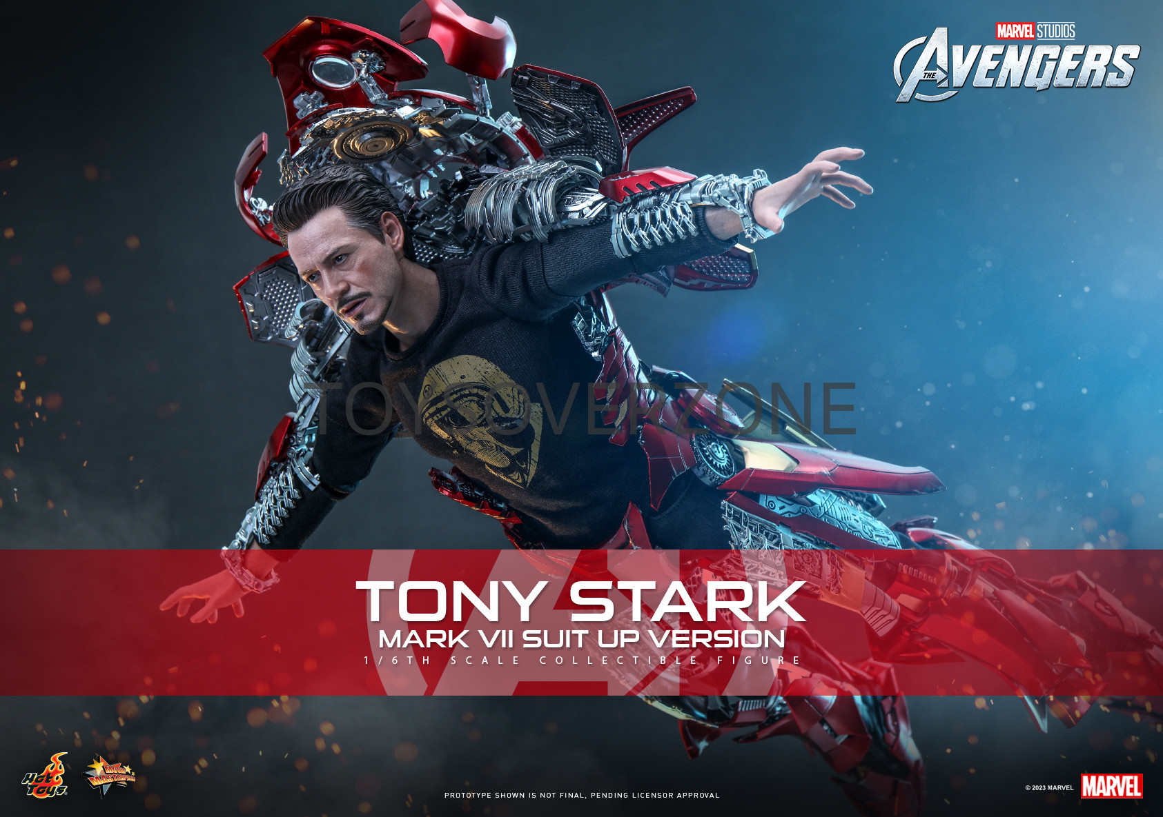 Marvel Tony Stark (Team Suit) Sixth Scale Figure by Hot Toys