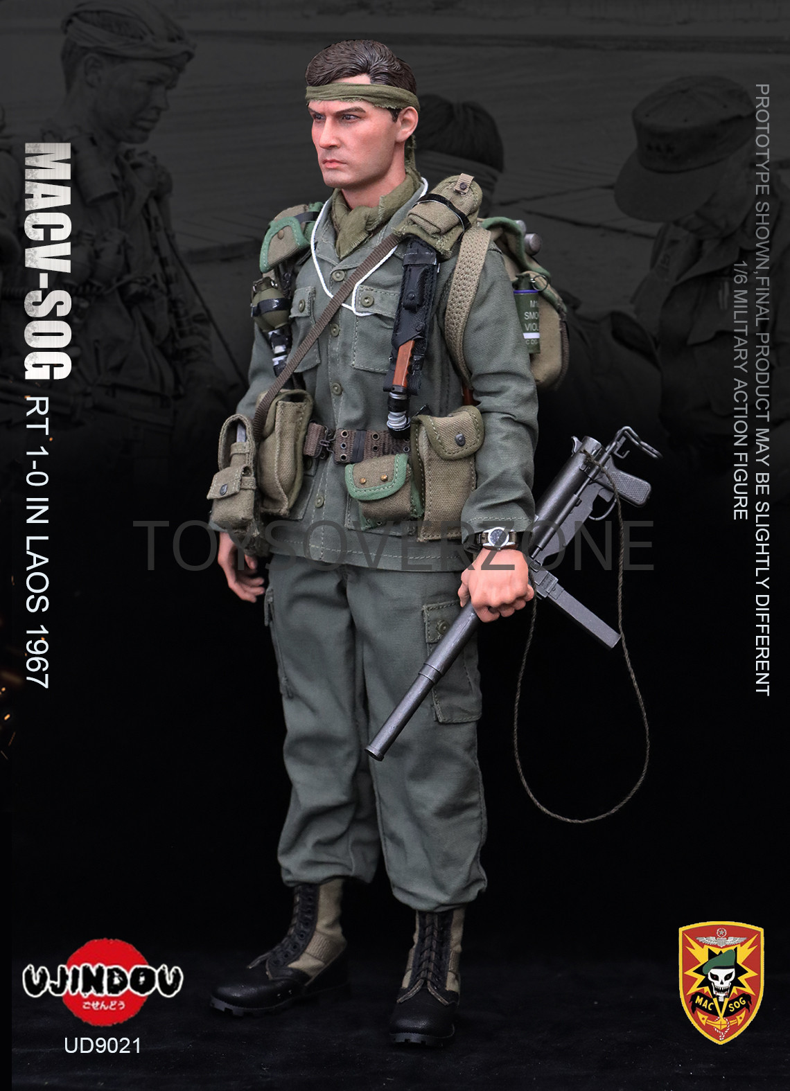 UJINDOU 1/6 MACV-SOG Recon Team In Laos 1967 UD9021