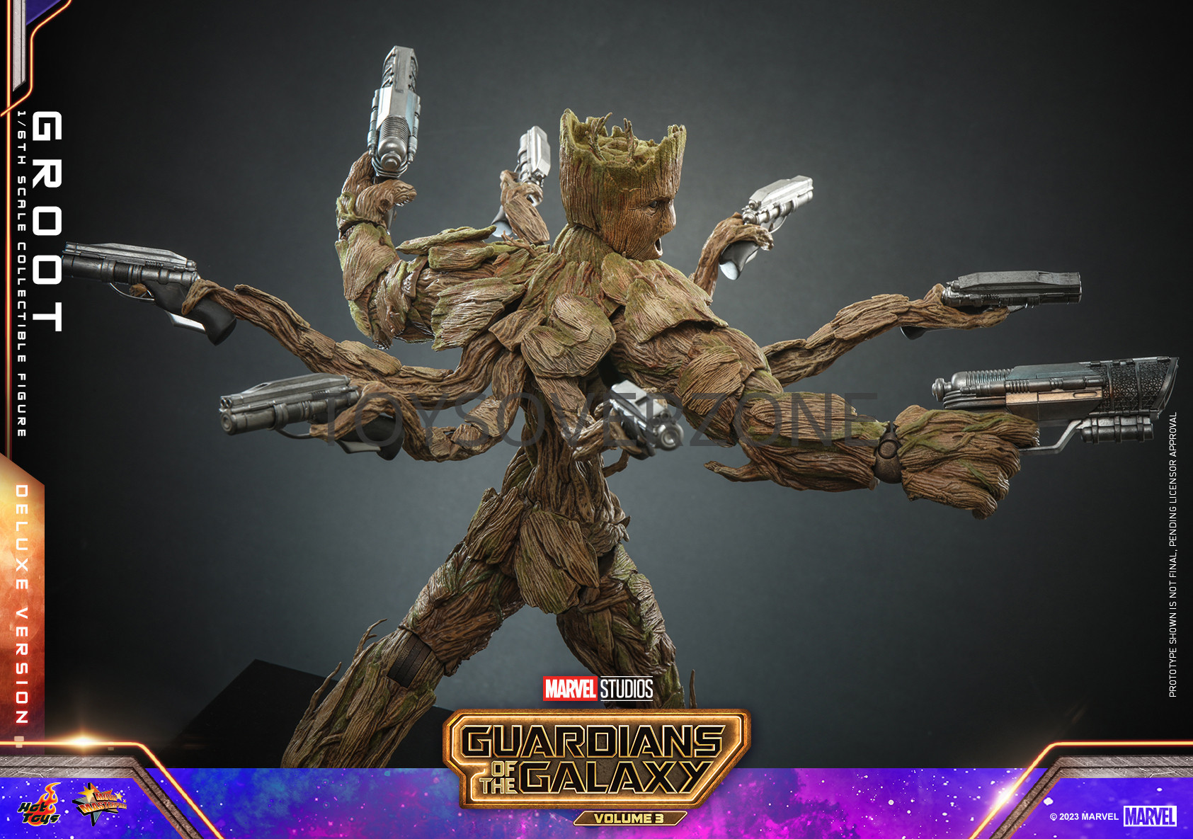 Hot Toys Mms707 Guardians Of The Galaxy Vol 3 16th Scale Groot Collectible Figure