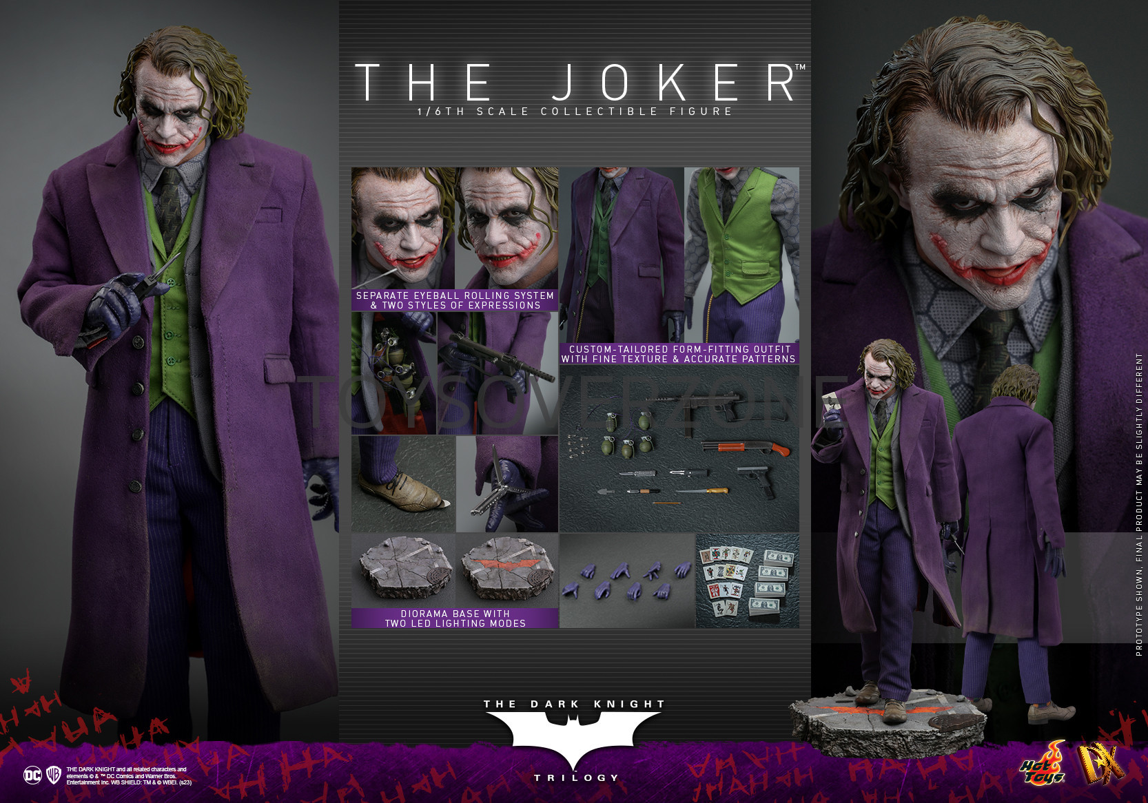 Hot Toys – DX32 - The Dark Knight Trilogy- 1/6th scale The Joker ...