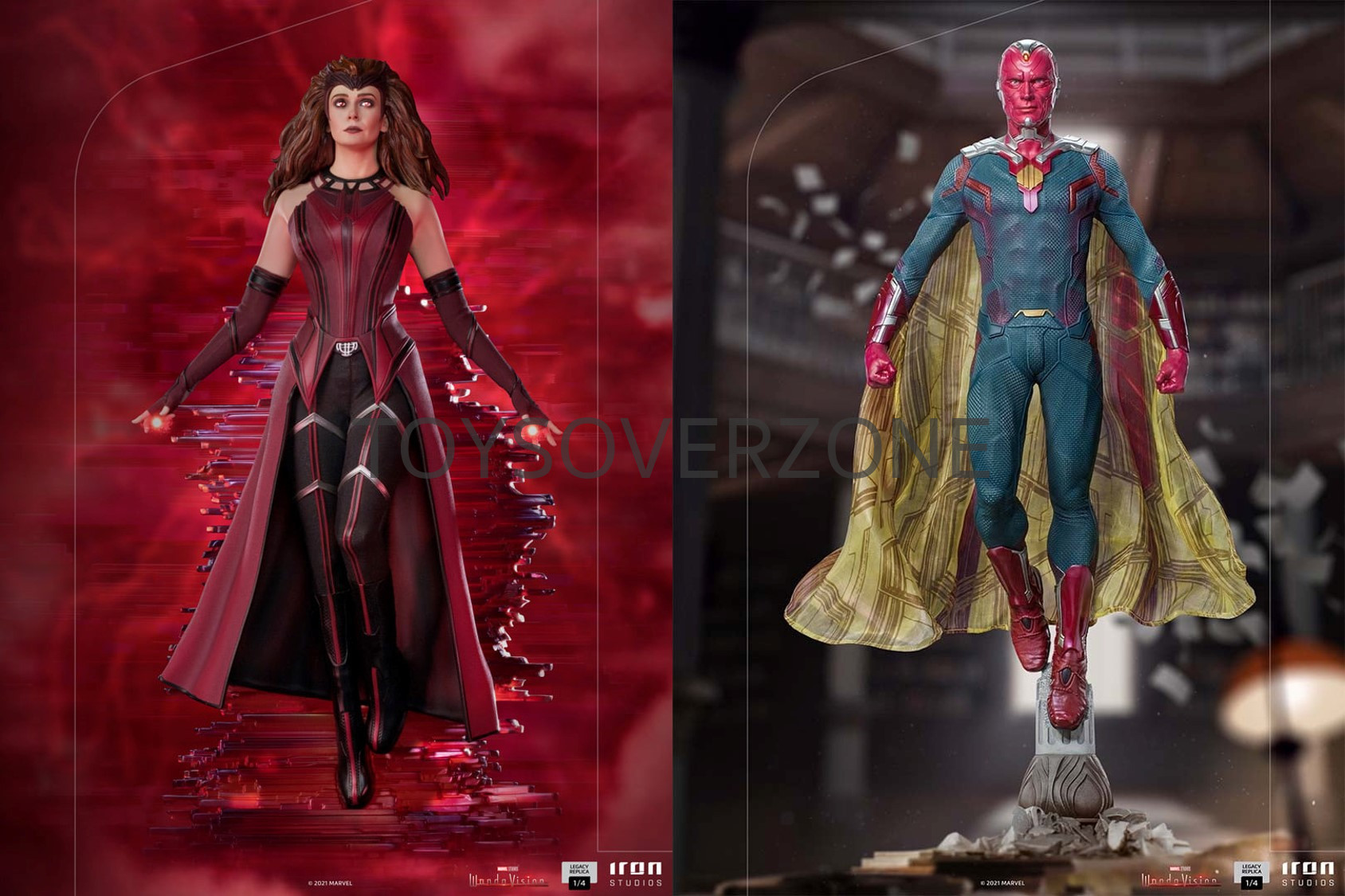 Scarlet Witch & Vision: Wandavision Legacy Replica 1/4