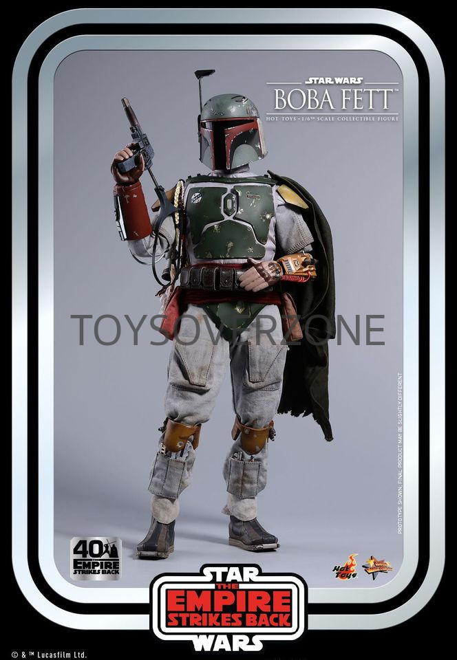 HOT TOYS STAR WARS 40TH ANNIVERSARY BOBA FETT SIXTH SCALE FIGURE NEW IN BOX