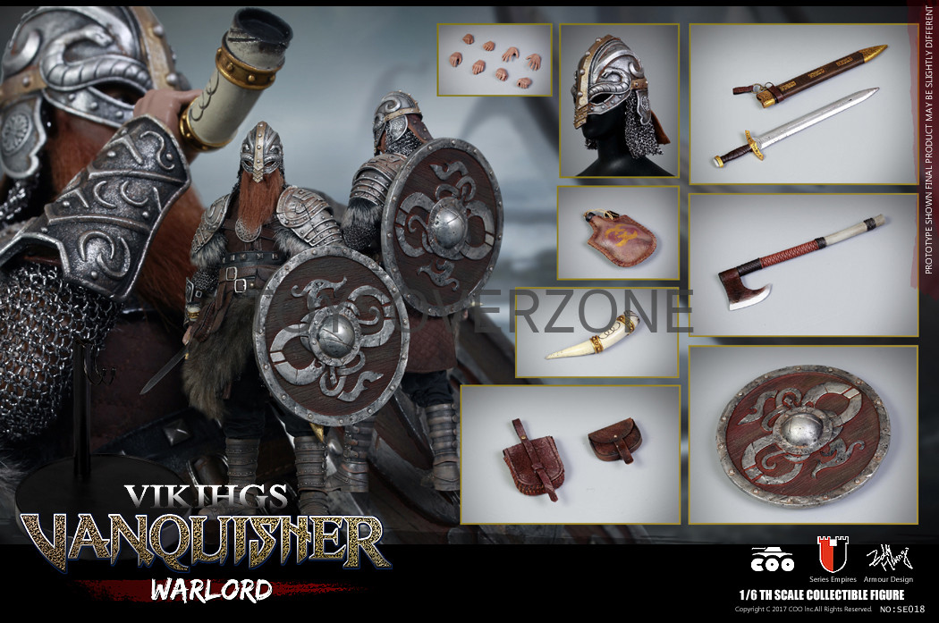 Coomodel No Se018 1 6 Viking Vanquisher Die Cast Alloy Warl Lord Figure War Axe Toys Hobbies Tv Movie Video Games