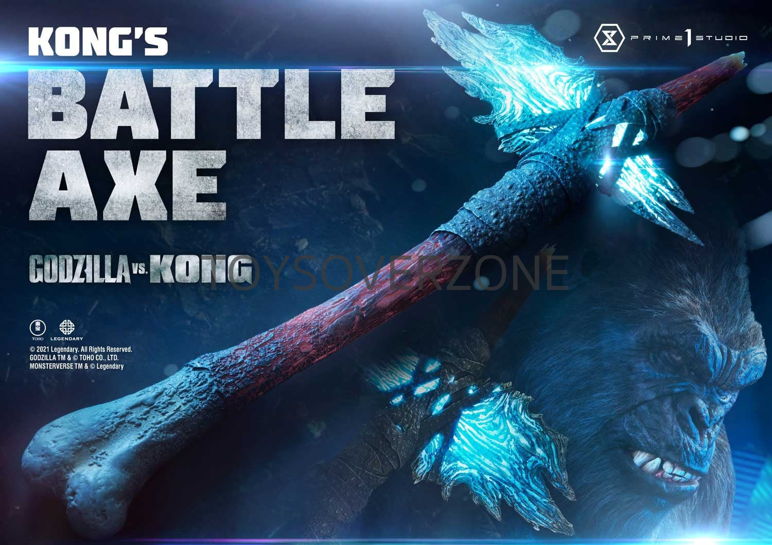 godzilla vs kong kong with battle axe