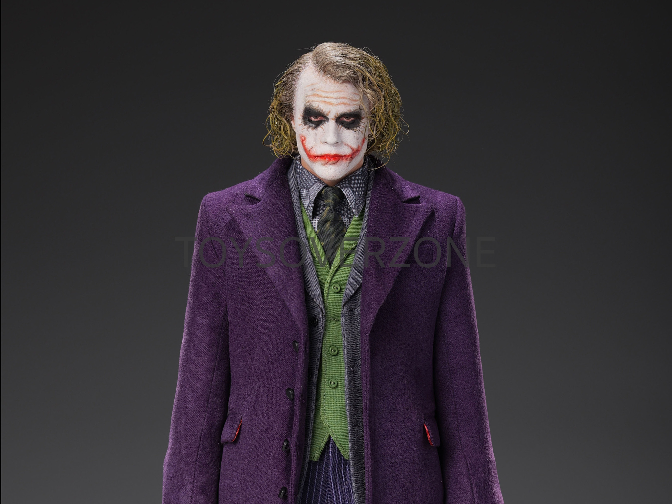 TOPO TP007 1/6 JOKER Heath Ledger Clown Purple Coat Set JOKER