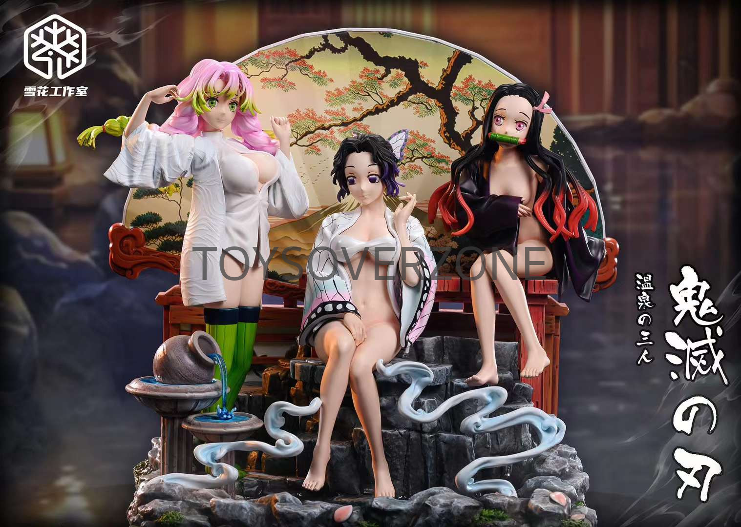 Snowflake studio Demon Slayer Girls & Hot Spring - Demon Slayer: Kimetsu no  Yaiba