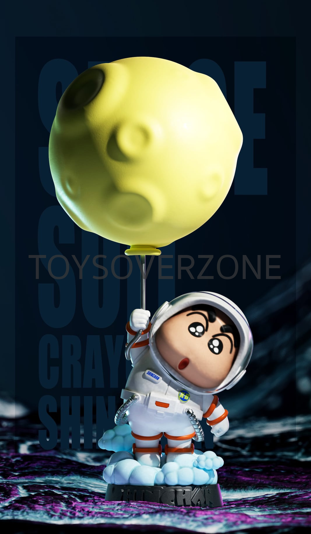 NPC studio Astronaut Crayon – Shin Chan *custom statue