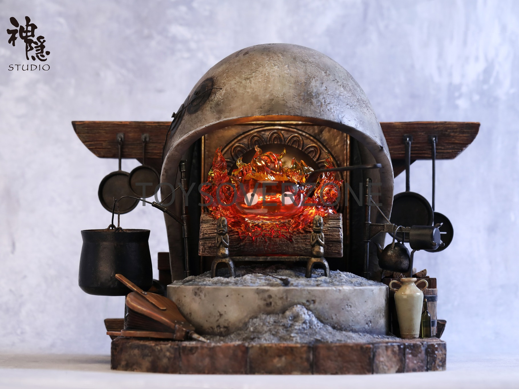 Spirited Away Studio 'Calcifer' Kitchen & Fireplace - Howl's Castle