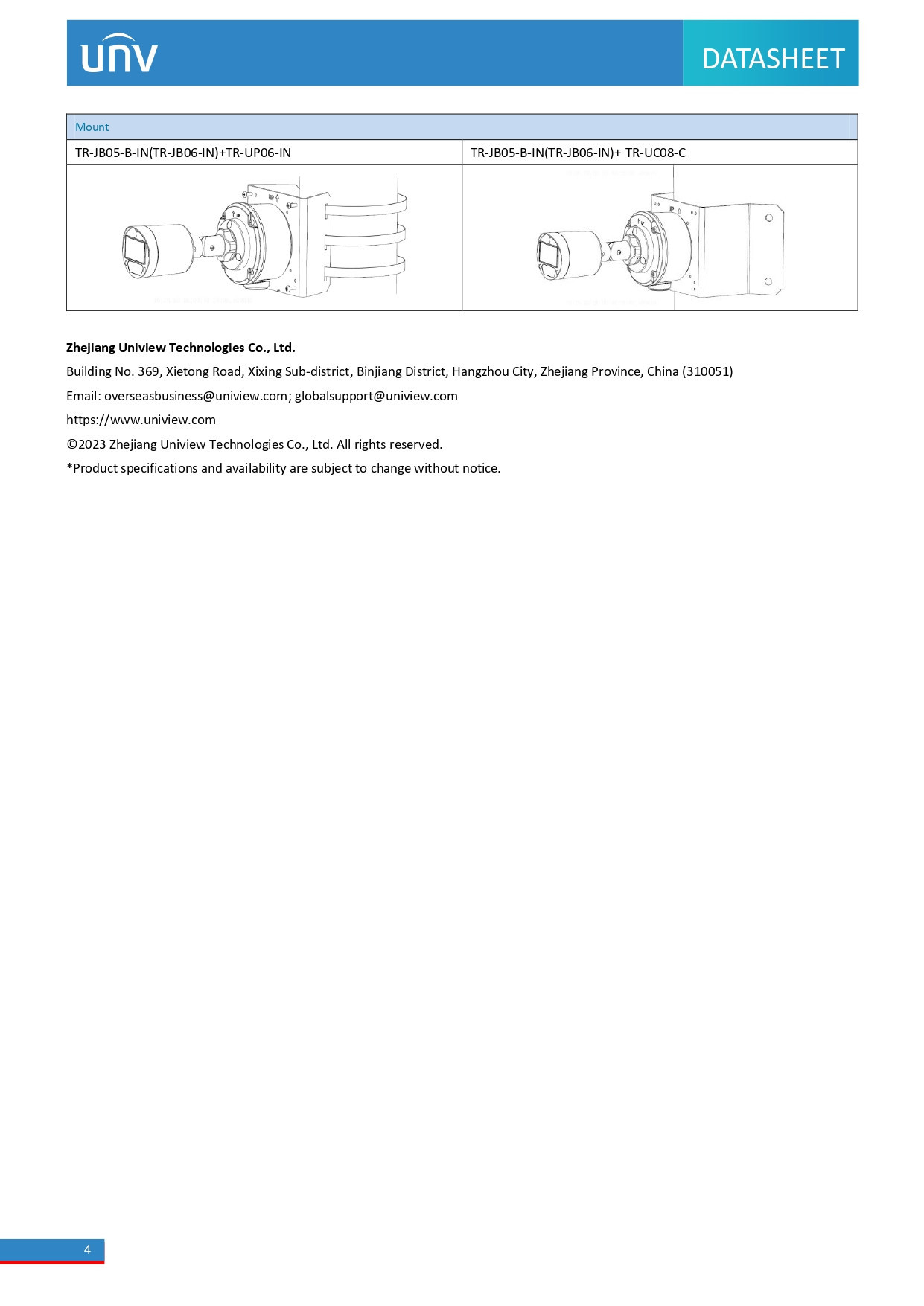 [ส่งฟรี] UNIVIEW กล้องวงจรปิด 2MP ภาพสี24ชม. มีไมค์ในตัว รุ่น UAC-B122 ...