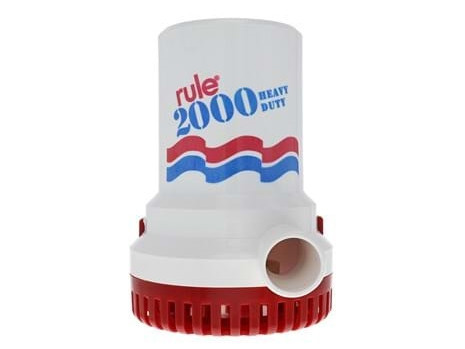 2000 GPH Midrange Heavy Duty Bilge Pump, Model 10