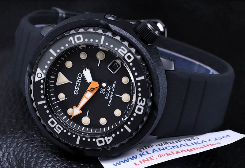นาฬิกา SEIKO Prospex Tuna Solar Black Series Limited Edition รุ่น SNE577P