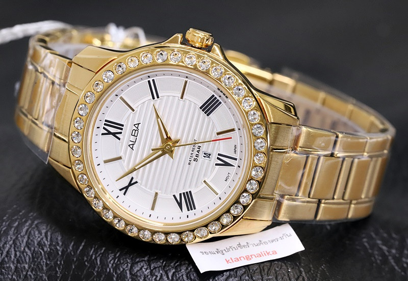 Alba discount swarovski watch