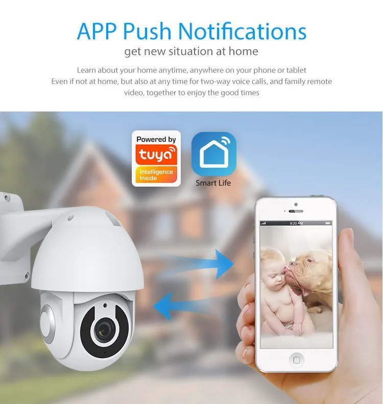 Wireless Network outdoor Smart Camera