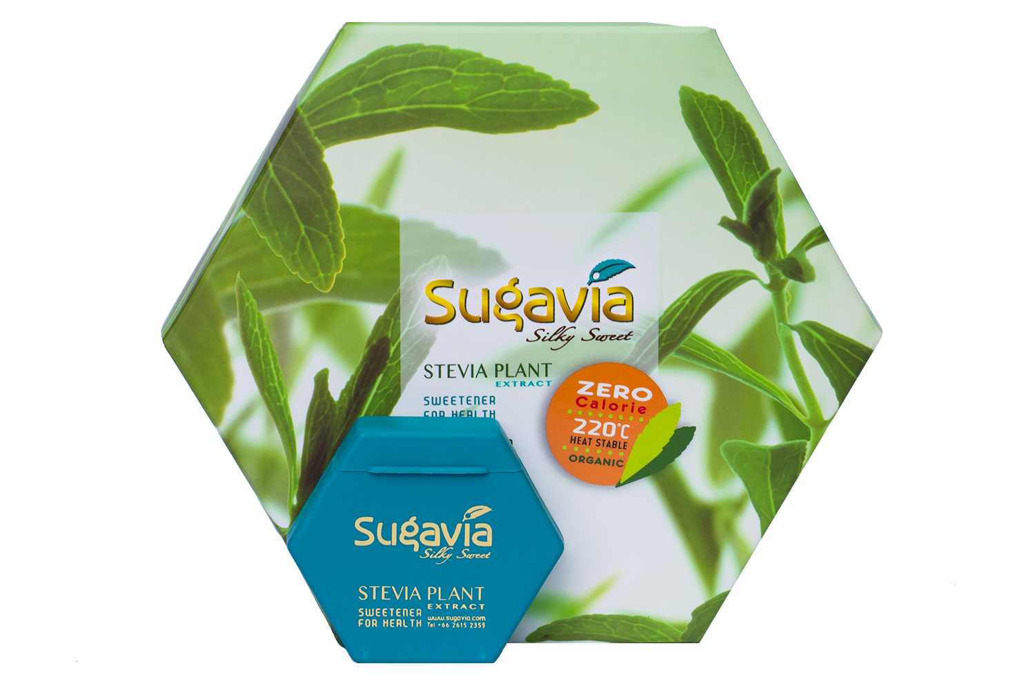 Sugavia Gift Set (กล่อง 6 เหลี่ยมใหญ่) สารสกัดจากหญ้าหวาน