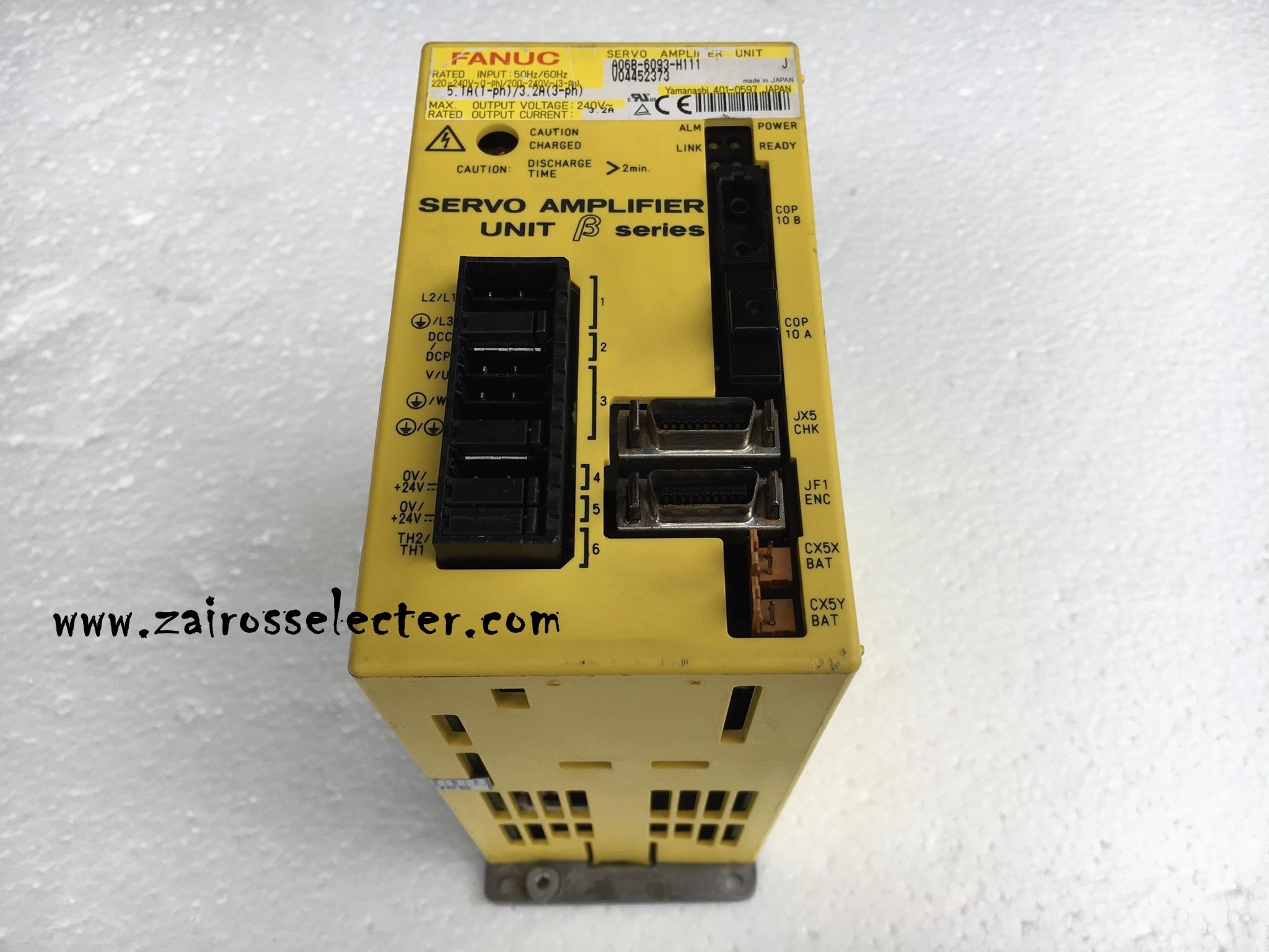 FANUC SERVO AMPLIFIER UNIT A06B-6093-H111