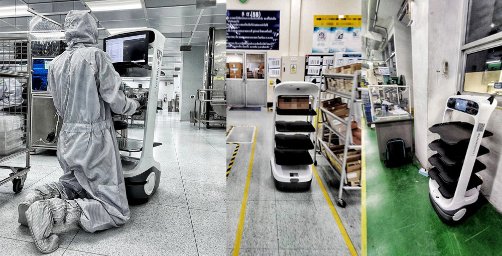 บริษัท ซันโรโบติกส์ แอนด์ เอไอ จำกัด ( Sunrobotics & Ai ) - หุ่นยนต์ส่งของ  Keenon Robot กับการใช้งานส่งของในไลน์ผลิต สำหรับโรงงานอุตสาหกรรม