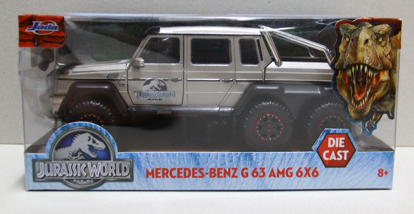 Jada Toys Jurassic World Mercedes G Wagon 6 X 6 Amg Die Cast Vehicle 124 Scale 8831