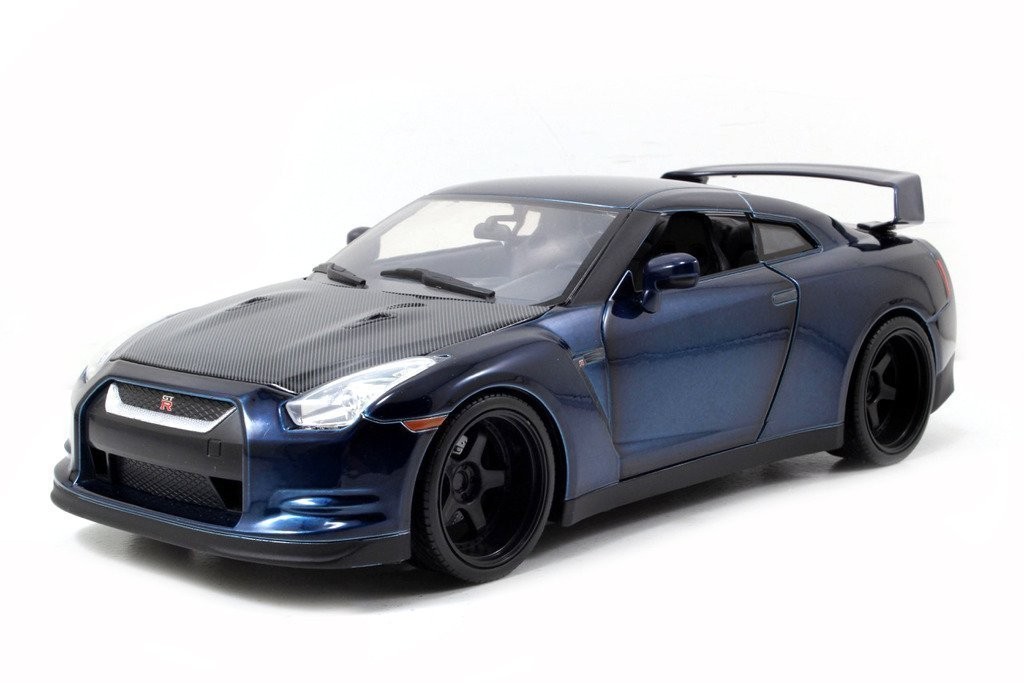 Fast & Furious - Brian'S Nissan Gt-R (R35) 1:18 Scale (Blue)