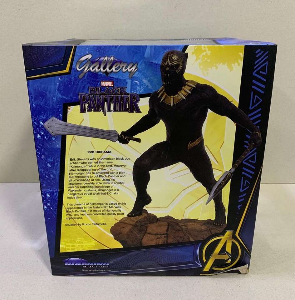 Marvel Gallery Black Panther Movie Killmonger PVC Diorama