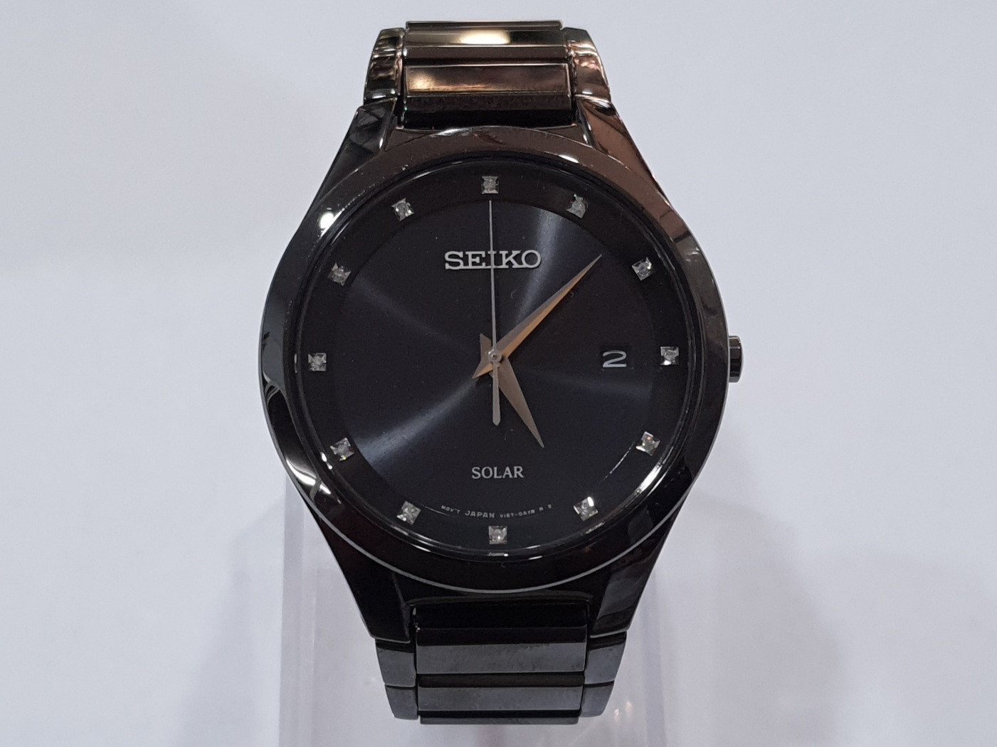 นาฬิกา SEIKO MEN'S SNE243 SOLAR DIAMOND (มือสอง)