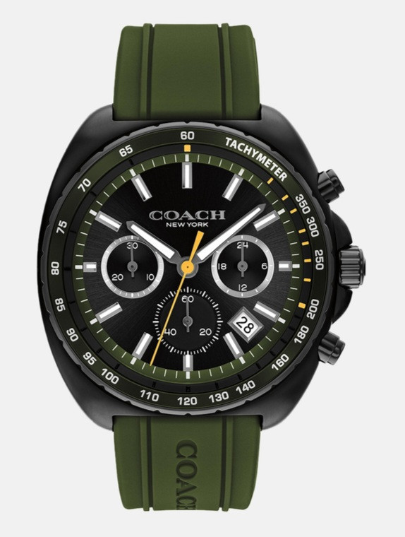 นาฬิกา COACH MEN'S 14602707 CHARTER QUARTZ CHRONOGRAPH BLACK DIAL