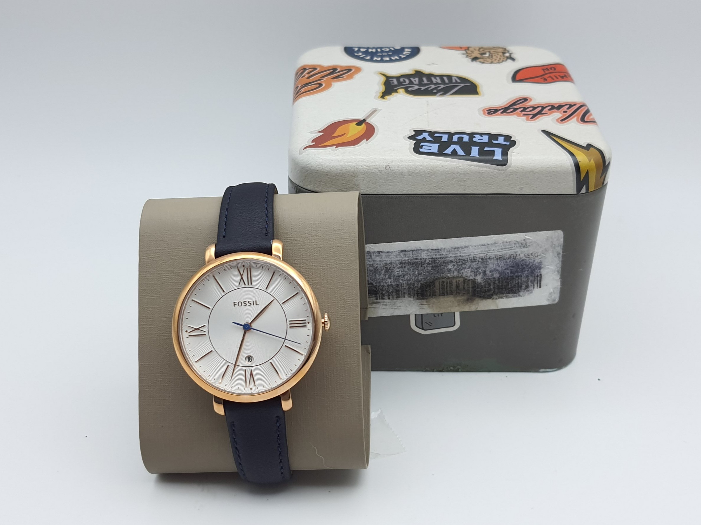 นาฬิกา FOSSIL WOMEN'S ES3843 QUARTZ พร้อมกล่อง (ใหม่มีตำหนิ) ฝาก