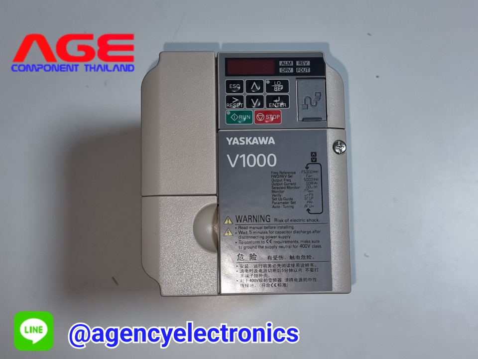 YASKAWA V1000 DRIVE CIMR-VB4A0009BBA PLC 380V 3KW FREQUENCY CONVERTER