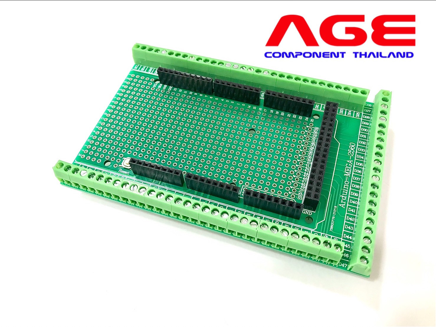 Compatible With MEGA2560 Double-Side PCB Prototype Screw Terminal Block ...