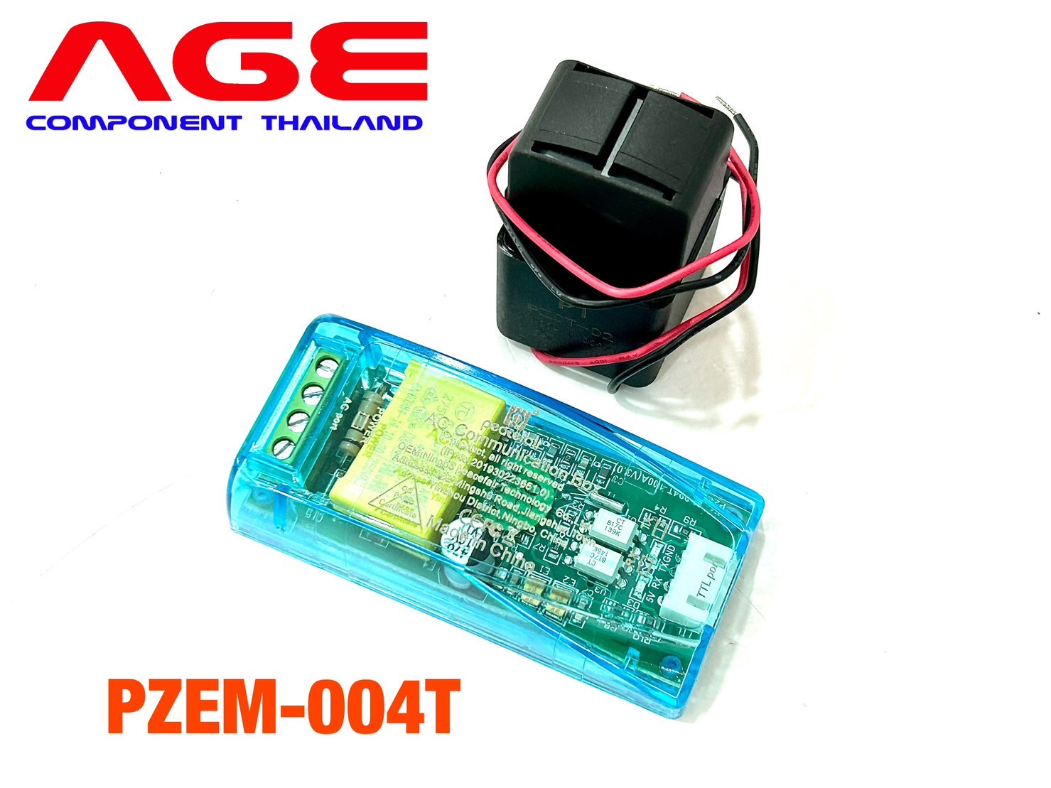 PZEM-004T AC Digital Power Energy Meter Module V3.0 100A โมดูลวัดการใช้ ...