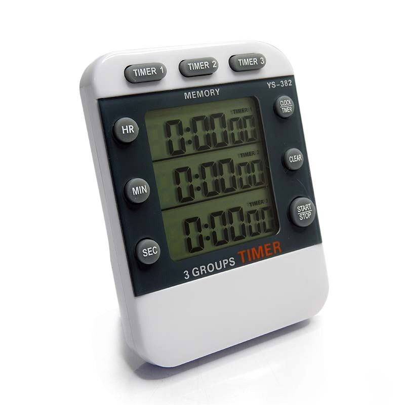 Digital LCD 3 Channel Timer